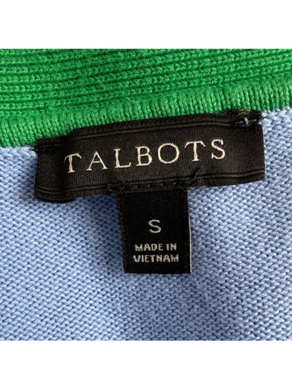 Talbots Colorblock Cardigan – Size S - Picture 3 of 4